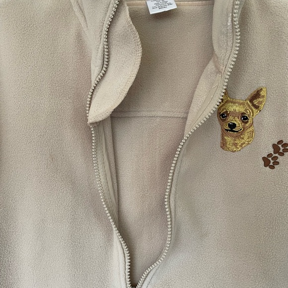Bradford Exchange XL fleece chihuahua jacket - Picture 8 of 15